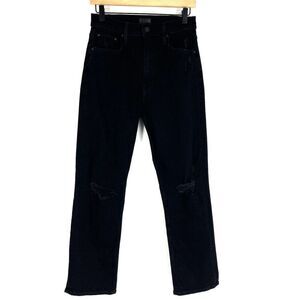 Mother Jeans Size 26 Womens Black High Waisted Rider Ankle Guilty As Sin Denim